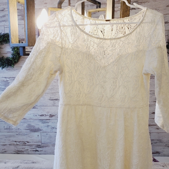 Free People Shake It Up Dress Lace Overlay - Picture 10 of 16